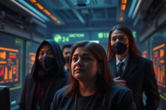 Visual representation of the CrediX DeFi protocol, highlighting a $4.5 million hack and suspected exit scam, symbolizing cryptocurrency security vulnerabilities and decentralized finance fraud.