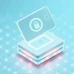 Onyx Protocol gasless Smart Wallet via thirdweb: translucent card over blockchain grid with lock, zero-gas lines, gauge ring.